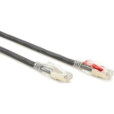 Black Box GigaBase 3 Cat.5e (F/UTP) Patch Network Cable - 20 ft Category 5e Network Cable for Patch Panel, Wallplate, Network Device - First End: 1 x RJ-45 Network - Male - Second End: 1 x RJ-45 Network - Male - 1 Gbit/s - Patch Cable - Shielding - G