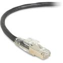 Black Box CAT6A 650-MHz Locking Snagless Patch Cable - 5 ft Category 6a Network Cable for Patch Panel, Network Device - First End: 1 x RJ-45 Network - Male - Second End: 1 x RJ-45 Network - Male - 10 Gbit/s - Patch Cable - Shielding - Gold Plated Con