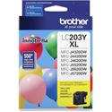 Brother Innobella LC203Y High Yield Inkjet Ink Cartridge - Yellow - 1 Each - 550 Pages