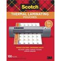 Scotch Thermal Laminating Pouches - Sheet Size Supported: Letter 3 mil Thickness - Laminating Pouch/Sheet Size: 9" Width x 11.50" Length x 3 mil Thickness - Glossy - for Document, Photo, Artwork, Certificate, Sign, Card, Schedule, Presentation, Phone