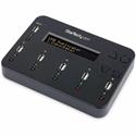 StarTech.com Standalone 1:5 USB Flash Drive Duplicator and Eraser - Flash Drive Copier - 1 to 5 Standalone USB Flash Drive Duplicator/Eraser, Cloner/Sanitizer; Supports USB 3.0/2.0 Thumb Drives; Up to 1.5 GB/min System-and-File and Sector-by-Sector C
