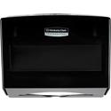 Scott Scottfold Folded Towel Dispenser - 9" Height x 10.8" Width x 4.8" Depth - Black - Compact, Lockable - 1 Carton