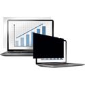 Fellowes PrivaScreen Blackout Privacy Filter Crystal Clear, Black - For 14" Widescreen LCD Notebook - 16:9 - Fingerprint Resistant, Scratch Resistant - Polyethylene - 1 Each - TAA Compliant