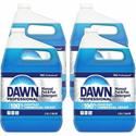 Dawn Manual Pot/Pan Detergent - For Pot, Pan - 128 fl oz (4 quart) - Original Scent - Recommended For: Grease Remover, Soil Remover - Blue - 4 / Carton