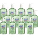 PURELL&reg; Hand Sanitizer Gel - 12 fl oz - Pump Bottle Dispenser - Kill Germs - Hand, Skin - Clear - Non-sticky, Residue-free - 12 / Carton