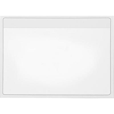 Cardinal&reg; HOLD IT Self-Adhesive Polypropylene Pockets - 4.5" Height x 6.3" Width x 100 mil Thickness - 1 x Card Capacity - For 6" x 4" Sheet - Ring Binder - Rectangular - Clear - Polypropylene - 100 / Box