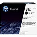HP 81X (CF281X) Original High Yield Laser Toner Cartridge - Single Pack - Black - 1 Each - 25000 Pages