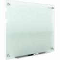 Quartet Infinity Glass Dry-Erase Whiteboard - 72" (6 ft) Width x 48" (4 ft) Height - Frost Tempered Glass Surface - Horizontal/Vertical - 1 Each