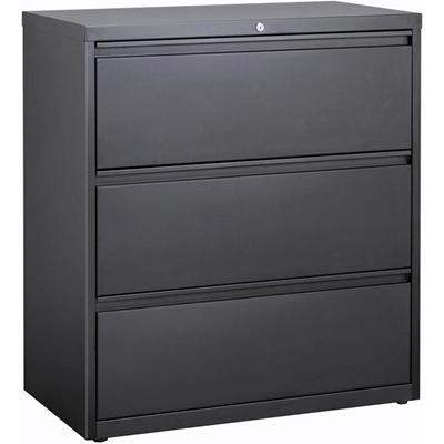 Lorell Fortress Series Lateral File - 36" Width x 18.8" Depth x 40.1" Height - 3 x Drawer(s) for File - A4, Legal, Letter - Lateral - Anti-tip, Security Lock, Ball Bearing Slide, Reinforced Base, Leveling Glide, Interlocking, Hanging Rail, Magnetic L