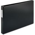 Business Source Tabloid-size Round Ring Reference Binder - 1" Binder Capacity - Tabloid - 11" x 17" Sheet Size - Fastener(s): Round Ring - Black - Recycled - Durable, Label Holder - 1 Each