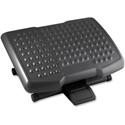 Lorell Adjustable-Height Footrest - 4" to 6.50" Adjustable Height - Black - 1 Each