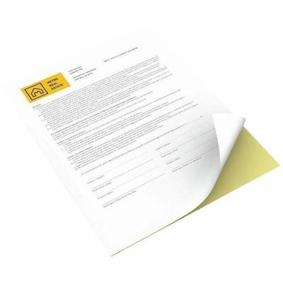 Xerox Carbonless Paper - 92 Brightness - 8 1/2" x 11" - Uncoated - Yellow, White - 250 / Pack