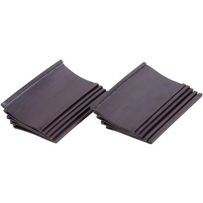 MasterVision Black Magnetic Data Cards - Support 1.75" x 3" Media - Black - 1 Bag