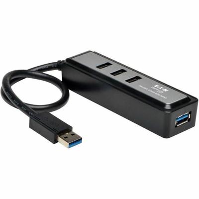 Tripp Lite series 4-Port Portable USB 3.0 SuperSpeed Hub - USB 3.2 (Gen 1) Type A - Portable - 4 USB Port(s) - 4 USB 3.0 Port(s) - PC, Mac