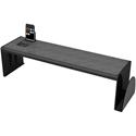 Deflecto Sustainable Office Heavy-Duty Desk Shelf - 6.75" Height x 25.63" Width x 7" Depth - Desktop - Sturdy, Document Holder - 30% Recycled - Black - Plastic - 1 Each