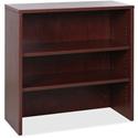 Lorell Essentials Series Stack-on Bookshelf - 36" Width x 15" Depth x 36" Height - 2 x Shelf(ves) - Stackable - Mahogany, Laminate - MFC, Polyvinyl Chloride (PVC) - Assembly Required