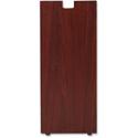 Lorell Essentials Series Credenza Half Leg - Rectangular Base - 28" Height x 11.75" Width x 1" Depth - Assembly Required - Laminated, Mahogany - 1 Each