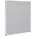 Lorell Panel System Partition Fabric Panel - 60.4" Width x 71" Height - Steel Frame - Gray - 1 Each