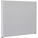 Lorell Panel System Partition Fabric Panel - 72.5" Width x 60" Height - Steel Frame - Gray - 1 Each