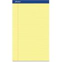 Ampad Perforated Ruled Pads - Letter - 50 Sheets - Stapled - 0.34" Ruled - Letter - 8 1/2" x 11" Sheet Size x 8.5" Width x 11.8" Length - Dark Blue Binding - Sturdy Back, Chipboard Backing, Perforated, Tear Resistant - 1 Dozen