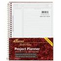 TOPS Ampad Gold Fibre Project Planner, 9 1/2" x 7 1/4" , Assorted Colors - Small - 7 1/4" x 2/5" Sheet Size - White Sheet - Wire Bound - Assorted Cover - 0.4" Height x 7.2" Width - 1 Each