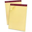 Ampad Gold Fibre Graph Pad - 50 Sheets - Both Side Ruling Surface - 16 lb Basis Weight - Letter - 8 1/2" x 11" Sheet Size x 8.5" Width x 11.8" Length - Canary Paper - Heavyweight, Chipboard Backing, Mediumweight, Pinhole Perforated, Watermarked, Smoo