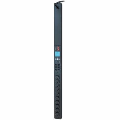 APC by Schneider Electric Metered Rack PDU - Metered - NEMA 5-15P - 10 x NEMA 5-15R - 100 V, 120 V - 1440 W - Circuit Protection - 9.51 ft Cord Length - 0U - Vertical - Rack-mountable