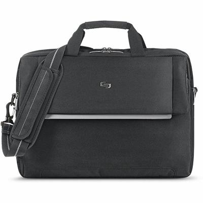 Solo Urban Carrying Case (Briefcase) for 17.3" Notebook - Polyester Body - Shoulder Strap - 16.5" Width x 3" Depth - 1 Each