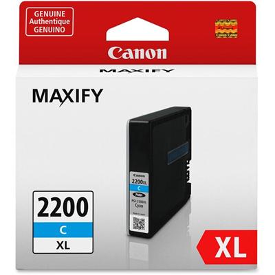 Canon PGI-2200 XL Original High Yield Inkjet Ink Cartridge - Cyan - 1 Each - 1500 Pages