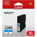Canon PGI-2200 XL Original High Yield Inkjet Ink Cartridge - Cyan - 1 Each - 1500 Pages