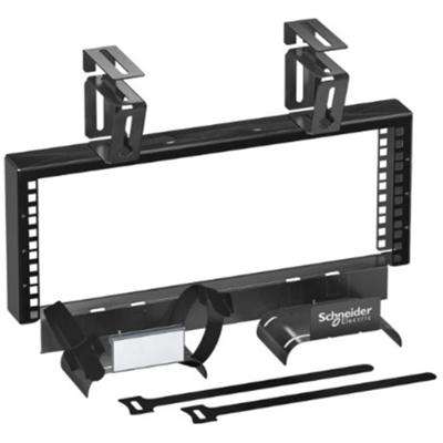 APC by Schneider Electric Overhead Zone Cabling 4U 19 in (482 mm)W Patch Frame - For Networking, Airflow System - 4U Rack Height x 19" Rack Width - Rack-mountable - Black - 33 lb Static/Stationary Weight Capacity - TAA Compliant