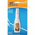 Wite-Out Wite Out 2-in1 Correction Fluid - Tip, Brush Applicator - 15 mL - White - Quick Drying - 1 Each