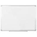 MasterVision EasyClean Dry-erase Board - 24" (2 ft) Width x 18" (1.5 ft) Height - White Melamine Surface - Silver Aluminum Frame - Rectangle - 1 Each