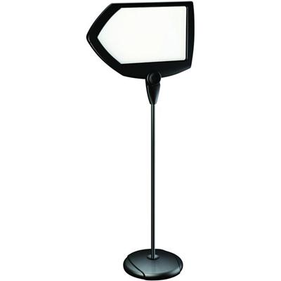 MasterVision Arrow Dry-erase Floor Sign - English, Spanish - 63" Width x 25" Depth - 25" Holding Width x 17" Holding Height - Arrow Shape - Double Sided - Durable - Steel - White - 1 Each