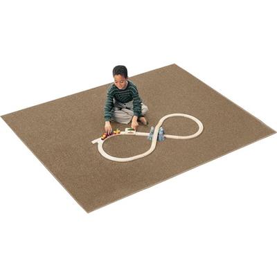 Carpets for Kids&reg; Solid Color Mt. St. Helens 6'x9' Rug - Kids - 72" Length x 108" Width - Rectangle - Sahara