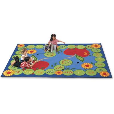 Carpets for Kids&reg; Premium ABC Rectangle Caterpillar Rug - 11.67 ft Length x 100" Width - Rectangle