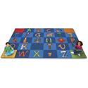 Carpets for Kids&reg; Premium A to Z Animals Area Rug - Area Rug - 13.33 ft Length x 100" Width - Rectangle - A to Z Animals!