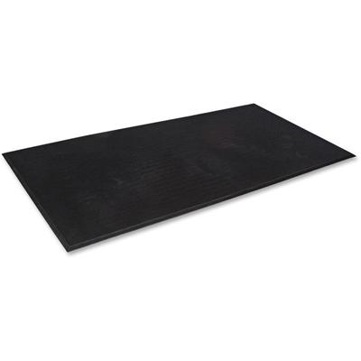 Crown Mats Mat-A-Dor Rubber Fingertip Scraper Mat - Entryway, Floor, Home, Office, Indoor, Outdoor - 72" Length x 36" Width x 0.625" Thickness - Rectangular - Rubber - Black - 1 Each