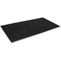 Crown Mats Mat-A-Dor Rubber Fingertip Scraper Mat - Entryway, Floor, Home, Office, Indoor, Outdoor - 72" Length x 36" Width x 0.625" Thickness - Rectangular - Rubber - Black - 1 Each