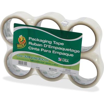 Duck Brand Standard-Grade Packing Tape - 54.60 yd Length x 1.88" Width x 1.9 mil Thickness - Clear - Acrylic Backing - Water Resistant - For Packing, Shipping - 1 Pack