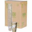 Eco-Products 16 oz World Art Insulated Hot Beverage Cups - 16 fl oz - Tan - Hot Drink - 600 / Carton