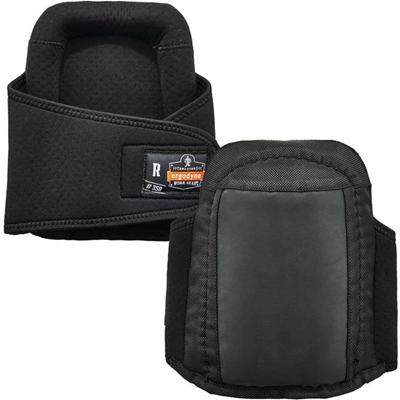 Ergodyne ProFlex 350 Gel Foam Knee Pads - Black - Gel, Nitrile Butadiene Rubber (NBR) Foam, Neoprene, 1680D Ballistic Nylon, 420D Nylon, Ethylene Vinyl Acetate (EVA) - 2 / Pair