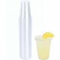 Genuine Joe 9 oz Clear Plastic Cups - 9 fl oz - Clear - Plastic - Cold Drink, Beverage - 50 / Pack