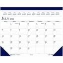 House of Doolittle 18x13 Academic Desk Pad Calendar - Academic - Julian Dates - Monthly - 14 Month - July 2025 to August 2026 - 1 Month Double Page Layout - 18 1/2" x 13" Sheet Size - 2.12" x 3" Block - Desk Pad - Vinyl - Perforated, Reference Calend