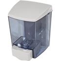 Encore Soap Dispenser - Manual - 30 fl oz Capacity - Clear, White - 1 Each