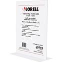 Lorell Double-sided Frame - 8.50" Holding Width x 11" Holding Height - Rectangular Shape - Double Sided - Countertop - Acrylic - 1 Each