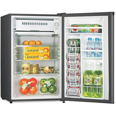 Lorell Compact Refrigerator - 3.20 ft³ - Manual Defrost - Manual Defrost - Reversible - 3.20 ft³ Net Refrigerator Capacity - Black - Steel, Fiberglass, Plastic