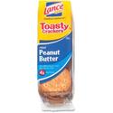 Lance Toasty Peanut Butter Cracker Sandwiches Packs - Individually Wrapped - Peanut Butter - 1 Serving Pack - 6/Pack - 1 Box