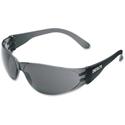 Crews Checklite Gray Lens Safety Glasses - Ultraviolet Protection - Gray Lens - Comfortable, Scratch Resistant, Lightweight, Adjustable Temple - 1 Each