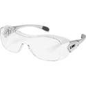 Crews Anti-fog Safety Glasses - Ultraviolet Protection - Clear Lens - Steel Frame - Anti-fog, Non-slip, Scratch Resistant, Durable, Ratcheting Temple Design - 1 Each